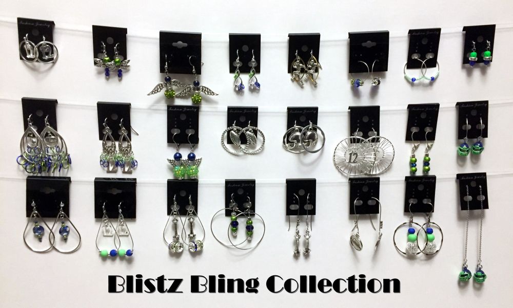 Ladyhawk Fashion Blitz Bling Earring Collection